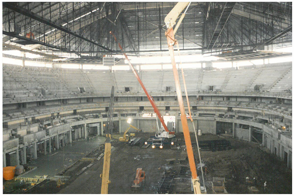 1997 construction of the New Orleans Sports Arena